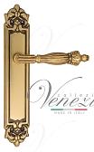 Дверная ручка Venezia на планке PL96 мод. Olimpo (франц. золото) проходная