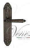 Дверная ручка Venezia на планке PL90 мод. Castello (ант. серебро) проходная
