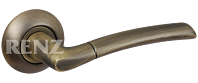 Дверная ручка RENZ мод. Капри (бронза матовая античная) DH 38-08 MAB